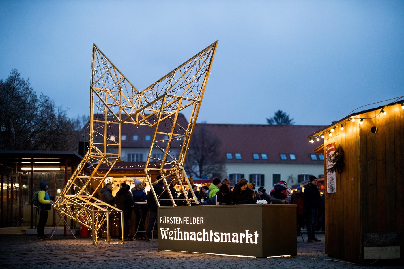 Weihnachtsmarkt Fürstenfeld Eingang